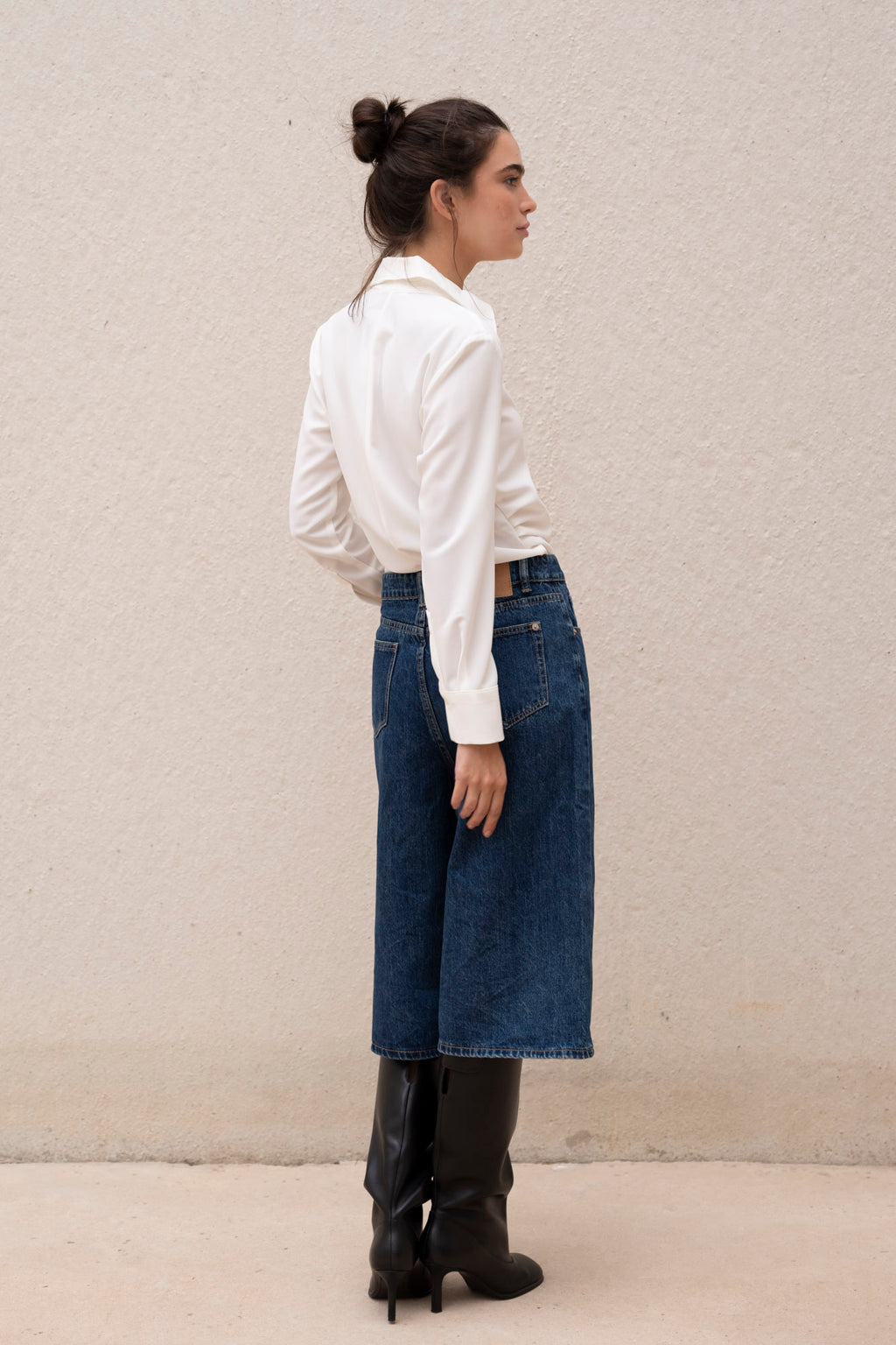 Camicia Texture con pinces